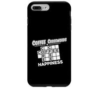 Coffee Crosswords + Happiness Design for Puzzle and Caffeine Case for iPhone 7 Plus/8 Plus