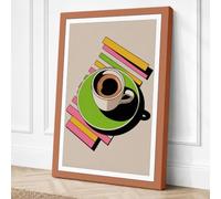 Coffee Culture Canvas Wall Art Print 30x20 Inch