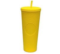 Coffee Cup 1PC Diamond Goddess Plastic Tumblers with Lid and Straw Summer Cold Water Portable Fashion