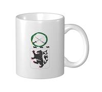 Coffee Cup 28Th Infantry Regiment Coat of Arms Tea Cup with Handle Funny Porcelain Mug, for Office, Men, Girls, 330ml