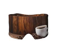 Coffee Cup and Coffee Beans Print Print Soft Eye and Ear Muffs for Adults Sleeping Protection Cover for Travel Nap Relief