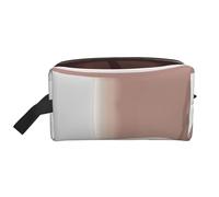 Coffee Cup and Coffee Beans Prints Makeup Bags for Women Girls Large Capacity Zipper Cosmetic Bag Travel Toiletry Bag Organizer with Handle