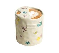 Coffee Cup - Double Spout Design, Cute Tea Drinkware, Espresso Shot Glass, Measuring Pourer, Kitchen Accessory for Milk, Cocoa, Latte, Wine, Juice, Beer, Cafe, Restaurant, Home, Birthday, and Christma