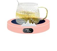 Coffee Cup Drink Warmer | Table Tea Warmer with 3 Temperature Levels - Electric Cup Warmer with Automatic Shut-off and Plug Power Supply - for Home Kitchen, Office and Travel