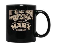 Coffee Cup for Harpo Groucho Chico with Handle Stoneware Coffee Mug Novelty Ceramic Cups for Women Hot Brew Everyday
