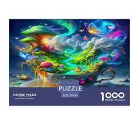Coffee Cup in The Natural World 1000 Piece Dreamlike Scenery Jigsaws Puzzles for Adults And Kids Challenging Puzzle Games 1000 Pieces Beautiful Decoration Puzzle for Women, Gifts for Men 70x50cm/1000p