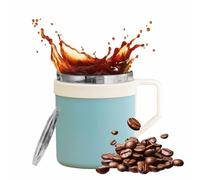 Coffee Cup: Insulated Metal Hydration Container, Temperature Preserving Drinking Cup, Carrier Equipped With Spill Resistant Lid, Reusable Liquid Enjoy Solution Co