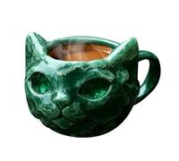 Coffee Cup - Mineral Tase, Cat Shaped Drinking Cup With Handle, Beer Juice Cups | Milk Study Dining Room Teachers Students Office Restaurant Kitchen Side Table