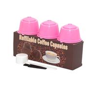 Coffee Cup Refillable and Reusable Texture Various Color for Coffee Lover Effective Making 3PCS Reusable Pods