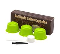 Coffee Cup Refillable and Reusable Texture Various Color for Coffee Lover Effective Making 3PCS Reusable Pods