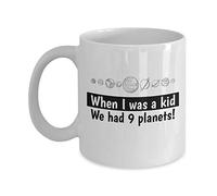 Coffee Cup Science Nerd When I was A Kid We Had 9 Planets Rip Pluto Funny Stoneware Coffee Mug Classic Ceramic Cups for Anniversary Kitchen Restaurant