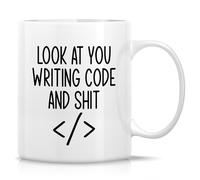 Coffee Cup Software Developers Computer Programmers and Coding Enthusiasts Stylish Tea Mugs Classic Hot Drink Cup for Everyday Coworkers Kitchen