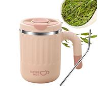 Coffee Cup Travel Mug, 480ml Stainless Steel Insulated Water Bottle, Reusable Thermal Coffee Cup with Leak-Proof Sliding Lid, Double Wall Insulation for Hot & Cold Drink