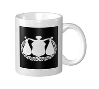 Coffee Cup USAF Judge Advocate Badge Couple Coffee Cup Funny Novelty Ceramic Mug, for Birthday, Women, Work, 330ml