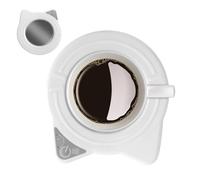 Coffee Cup Warmer - Desktop Drink Warmer, Mini Adjustable Temperature Device | Electronic Fast Heating for Drinks, ABS Stainless Steel, Compact Cup Warmer, Burea