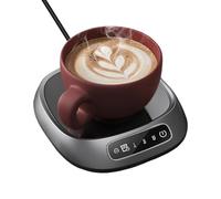 Coffee Cup Warmer - Rechargeable Smart Touch Screen - Electric Cup Warmer for Use on Ceramic Desks and | for Chocolate Tea Hot Chocolate Kitchen Bedroom Dining Table