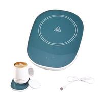 Coffee Cup Warmers - 55℃ Temperature Heating Mug Mat, USB Electric Cup Mat | Auto Shut-off Insulating Dish With Microgravity Detection, Pillow