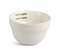 Coffee Cupping Bowls Porcelain Measuring Cup with Non-Slip Base for Espresso Dosing and Coffee Bean Weighing, Accurate Capacity for Home Brew Tasting(white)