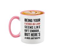 Coffee Cups Being Your Father in Law Seems Like Porcelain Mug Office 330ml