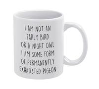 Coffee Cups I Am Not an Early Bird Or A Night Owl Tea Cup Love's Day 330ml