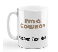 Coffee Cups I M A Cowboy Western Ceramic Mug Men 330ml | Ceramic Mug Colorful Porcelain Mug for Love's day Kitchen Women