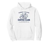 Coffee Cycling Sunday Bike Ride Caffeinated Two Wheels Pullover Hoodie