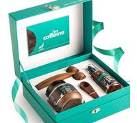 Coffee De-Stress Gift Set for Women and Men With Coffee Body Scrub, Body Oil & Handcrafted Massager for Stress Relief | New Year Unisex Gift Kit | Valentine Present for Him Her