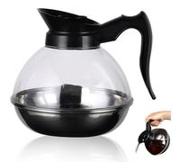 Coffee Decanter 1.6L Coffee Carafe Food Grade Pot Replacement Heat Resistant Pot Fits Drip Machine, Induction Cooker
