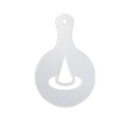 Coffee Decorating Template 8pcs Plastic for Stencils Halloween Art