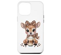 Coffee Deer With Latte For Cute Lovers Case for iPhone 12 Pro Max