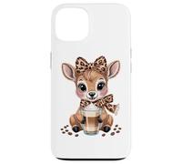 Coffee Deer With Latte For Cute Lovers Case for iPhone 13
