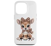 Coffee Deer With Latte For Cute Lovers Case for iPhone 13 Pro