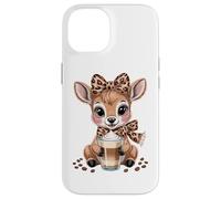 Coffee Deer With Latte For Cute Lovers Case for iPhone 14