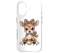 Coffee Deer With Latte For Cute Lovers Case for iPhone 17
