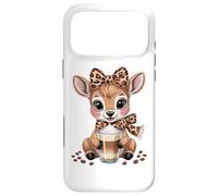 Coffee Deer With Latte For Cute Lovers Case for iPhone 17 Pro Max