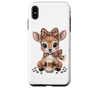 Coffee Deer With Latte For Cute Lovers Case for iPhone XS Max