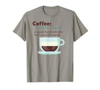 Coffee Dictionary Definition Meme Fresh Ground Heaven T-Shirt