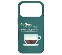 COFFEE Dictionary Definition Meme Smells Fresh Ground Heaven Case for iPhone 17 Pro