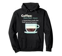 COFFEE Dictionary Definition Meme Smells Fresh Ground Heaven Pullover Hoodie