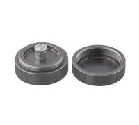 Coffee Distributor 51/53/58.35mm, Gravity Adaptive Coffee Distribution Espresso, Steel Ground Leveler Home, Grey(53mm)