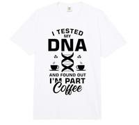 Coffee DNA Test Genetic Testing Crispr Microbiology Comfort Colors Adult Heavyweight T-Shirt
