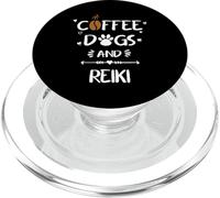 Coffee Dogs and Reiki | Spiritual Healing PopSockets PopGrip for MagSafe