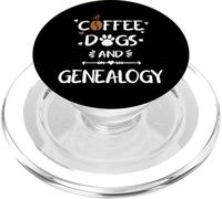 Coffee Dogs & Genealogy Family Ancestry History PopSockets PopGrip for MagSafe