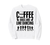 Coffee Dogs & Line Dancing Dancing Barista Choreographer Sweatshirt