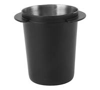 Coffee Dosing Cup 51mm, Portafilter Dosing Cup Coffee Powder Feeder Part Replacement Powder Attechment Tool Stainless Steel Black
