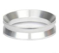 Coffee Dosing Funnel 51mm Easy Fill No Spill(53MM Silver) | Mess-free filling, directs grounds perfectly, fits 58mm portafilter, stainless steel build, easy clean