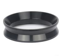 Coffee Dosing Funnel 51mm Easy Fill No Spill(58MM Black) | Mess-free filling, directs grounds perfectly, fits 58mm portafilter, stainless steel build, easy clean