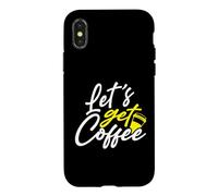 Coffee Drinker Let’s Get Coffee Case for iPhone X/XS