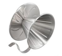 Coffee Dripper With Holder Constructed From Stainless Steel Fits Various Filter Paper Types Suitable For Brewing Coffee At Home Or Outdoor Activities (S)
