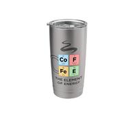 Coffee Element of Energy Funny Periodic Table of Elements Stainless Steel Insulated Tumbler